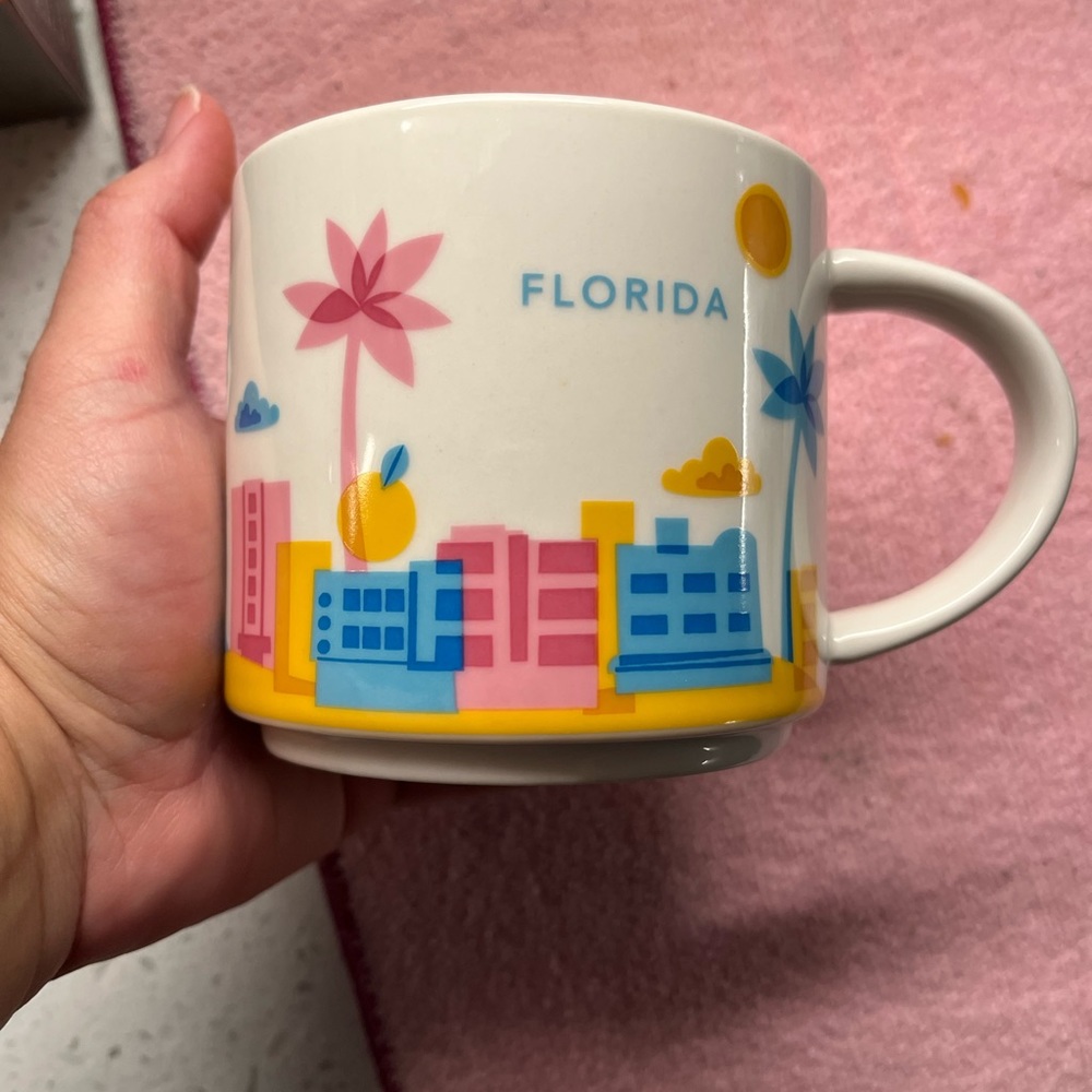 Starbucks You Are Here Florida pastel mug